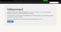 Desktop Screenshot of marinwiki.se